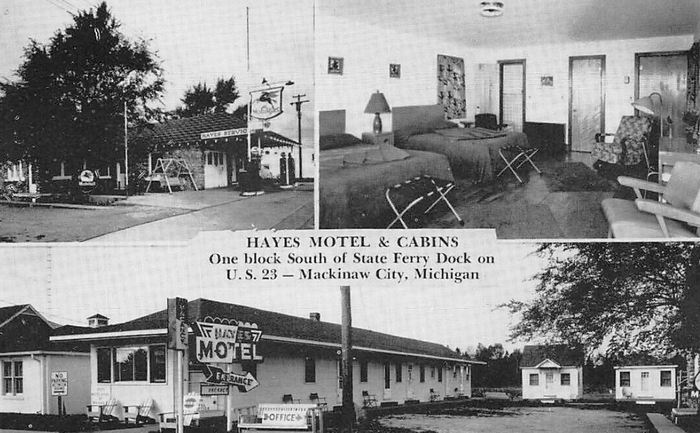 Hayes Rainbow Motel - Vintage Postcard (newer photo)